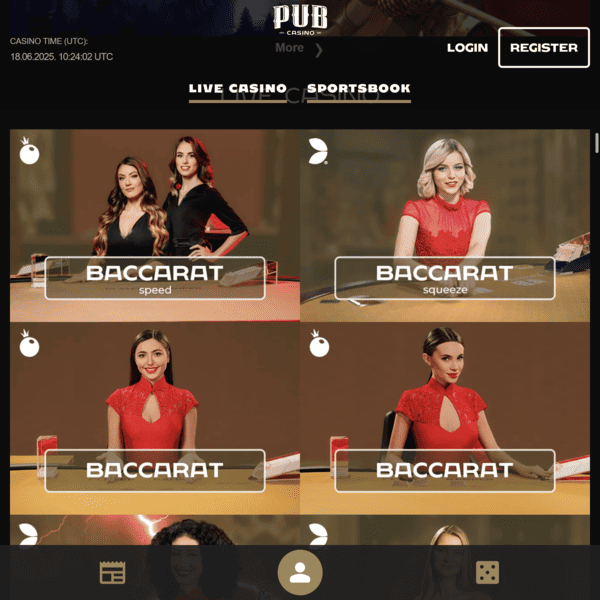 Pub Casino Baccarat New