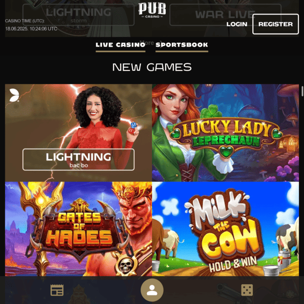 Pub Casino New Games