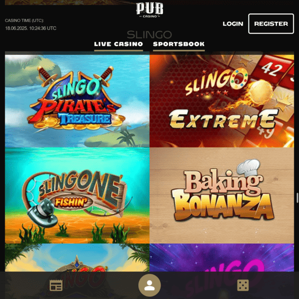 Pub Casino Slingo